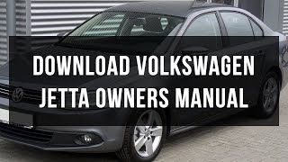 Download 2012 Volkswagen Jetta owners manual [upl. by Surovy]