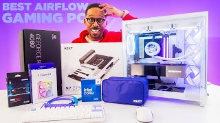 Step by Step PC Build NZXT H6 Flow RGB i7 14700K RTX 4080 Gaming Beast [upl. by Adnor]