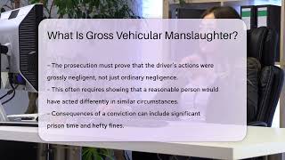 What Is Gross Vehicular Manslaughter  CountyOfficeorg [upl. by Inglis]