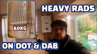 How to hang designer radiators on dot amp dab walls [upl. by Blair202]