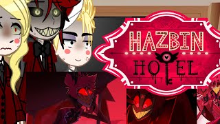 Hazbin Hotel react to Alastor  Hazbin Hotel x Gacha  GCRV [upl. by Anaer]