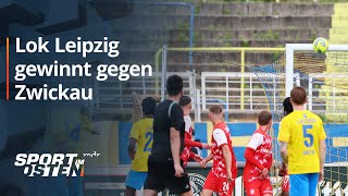 Sirch serviert Abschiedsgeschenk Lok Leipzig gewinnt gegen Zwickau  Sport im Osten  MDR [upl. by Aisyat]