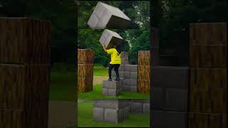 Techno Gamerz Minecraft in real life 😲☠️ shorts technogamerz minecraft [upl. by Feenah]