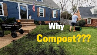 Is COMPOST The Best Thing For Your Lawn [upl. by Shinberg953]