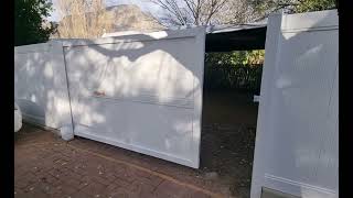 Automated PVC Driveway Sliding Gate by Value Fencing [upl. by Jeanna412]