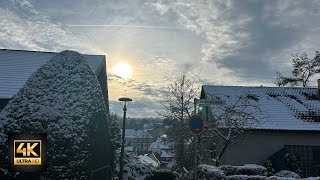 Magical SNOW Walk  4K Virtual Winter Walking Tour  WÜRZBURG GERMANY 🇩🇪 [upl. by Eiuqcaj]