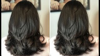 Long amp Bangs Layers Haircuts amp Hairstyles for women  Best Hair Cutting Techniques [upl. by Nosnej]