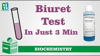 Biuret Test Just in 3 Minutes [upl. by Nrev710]