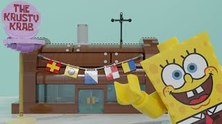 Lego Krusty Krab  Speed Build Animation from SpongeBob [upl. by Sonafets271]