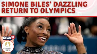 Olympian Gymnast Simone Biles Makes LongAwaited Return To The Games  Paris Olympics  N18G [upl. by Akihsat]