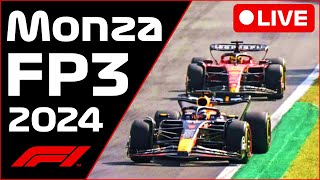 🔴F1 LIVE  Monza GP FP3  Commentary  Live Timing [upl. by Atews]