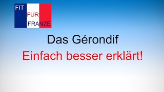 Gérondif  einfach besser erklärt [upl. by Derby]