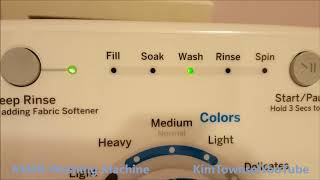 ASMR  Loud Washing Machine  OffBalance Load  Best ASMR  Kim Townsel [upl. by Ekim]