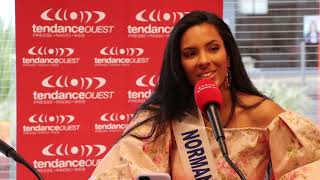 Youssra Askry Miss Normandie 2021 se confie à Tendance Ouest [upl. by Donaugh]