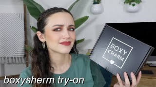 JULY BOXYCHARM UNBOXING  2020 Try On  First Impressions [upl. by Ikciv]