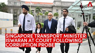 Singapore Transport Minister S Iswaran charged with corruption obstruction of justice [upl. by Marden]