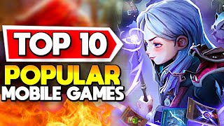 Top 10 Most Popular Mobile Games NOW March 2024 Android  iOS [upl. by Rotciv]