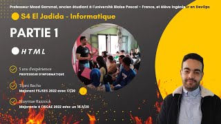 Informatique de Gestion S4  HTML Partie 1  FSJES EL JADIDA° [upl. by Ialocin]