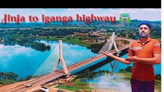 Jinja to Iganga highway 🛣 tour on bus Africa 🌍 Uganda 🇺🇬 2024 [upl. by Hamrnand]