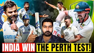 Indian Team Proved me Wrong  India beat Australia in Perth  Border Gavaskar Trophy 2024  Bumrah [upl. by Nemhauser775]