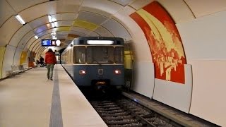 Garching  Münchner UBahn A und BZüge [upl. by Asina782]