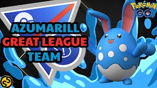 AZUMARILL GREAT LEAGUE BEST TEAM IN POKEMON GO BATTLE LEAGUE SEASON 18 2024 [upl. by Chally]