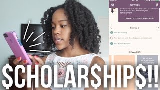 How to find SCHOLARSHIPS in high school FAST Goodwall App Review [upl. by Myrilla]