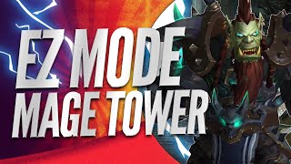 HOW TO BEAT THE NEW MAGE TOWER EZMODE  BLOOD DK [upl. by Voltz]