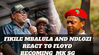 DR MBUYISENI NDLOZI AND FIKILE MBALULA REACT TO FLOYD SHIVAMBU APPOINTMENT AS MK SG [upl. by Semyaj]