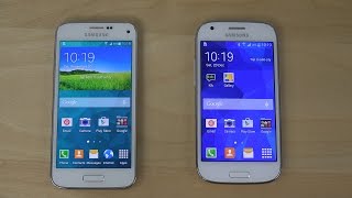 Samsung Galaxy S5 Mini vs Samsung Galaxy Ace 4  Review 4K [upl. by Japeth]