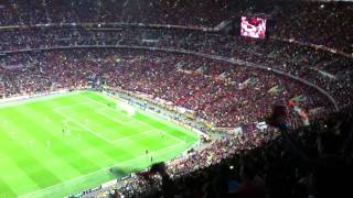 Reaction to Messi goal in Wembley Stadium Champions League Final 2011 [upl. by Epillihp652]