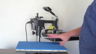 How To Use 5 In 1 Digital Heat Press Machine Shareprofit Heat Press Swing Away Hat Press [upl. by Nnateragram]