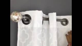 Easily hang Curtains over vertical blinds with the NoNo Bracket [upl. by Hiro285]