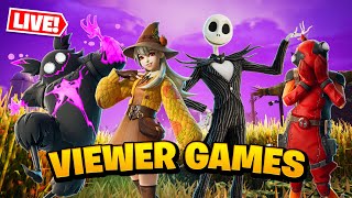 🔴 LIVE VIEWER GAMES Fortnite Zero Build [upl. by Grover]