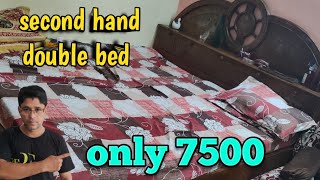 second hand double bed  only 7500  mini olx [upl. by Khalil]