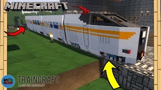 MENJADI MASINIS KERETA SUPER CEPAT SHINKANSEN  Minecraft Traincraft Series 1 [upl. by Hauhsoj]