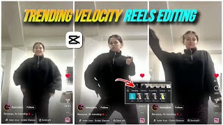 Instagram Viral Velocity Reels Tutorial  Velocity Edit Tutorial Capcut  Video Editing [upl. by Admama]