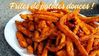 Comment Faire des Frites de Patates Douces Croustillantes à la Maison PatatesDouces Recette [upl. by Drucilla]