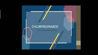 Chlorpropamide Obat Yang Bekerja Pada Enzim [upl. by Urbanna]