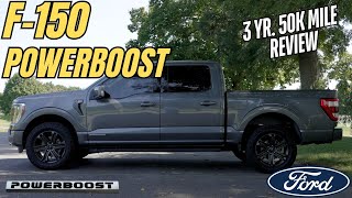 Ford F150 PowerBoost Review 3 Years 50000 Miles Later – Is this the best F150 You can buy [upl. by Tatianas]