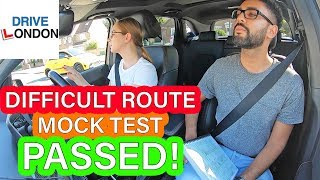 UK Driving test  Roundabout Route PASSED  Automatic Learner Driver Mock Test  Isleworth 2019 [upl. by Ardnaxila]