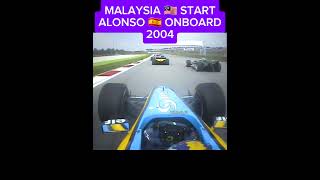 ALONSO START ONBOARD MALAYSIA 🇲🇾 2004 alonso formula1 v10 f1onboard automobile [upl. by Bui483]