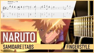 Naruto Shippuden  Samidare Fingerstyle Acoustic Guitar Cover  Tab amp TutorialLesson lonlonjp Ver [upl. by Roti967]