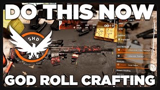 DO THIS NOW  God Roll Exotic Gear amp Mods  Perfect Crafting  TheDivision2  PurePrime [upl. by Pryor]