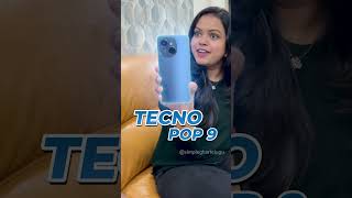 How Good Can a ₹6500 Smartphone Be Meet Tecno Pop 9 LiveLimitless TECNOPOP9 TECNOMobile [upl. by Esimorp]