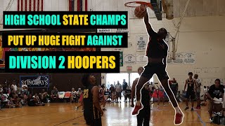 Hawaii High School Champs Went At It Against D2 Hoopers In Insane 3v3 Tourney [upl. by Ilrac1]