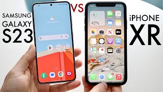 Samsung Galaxy S23 Vs iPhone XR Comparison Review [upl. by Niamert]