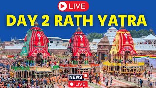 Puri Rath Yatra 2024 LIVE Day 2  Jagannath Rath Yatra Visuals Today Live  News18 Live  N18L [upl. by Yerak]