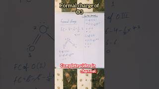 Formal charge youtube youtubeshort chemistry education class11 reels shorts neet jeemains [upl. by Mike666]