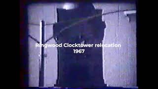 Ringwood Clocktower relocation 1967 [upl. by Arraet]